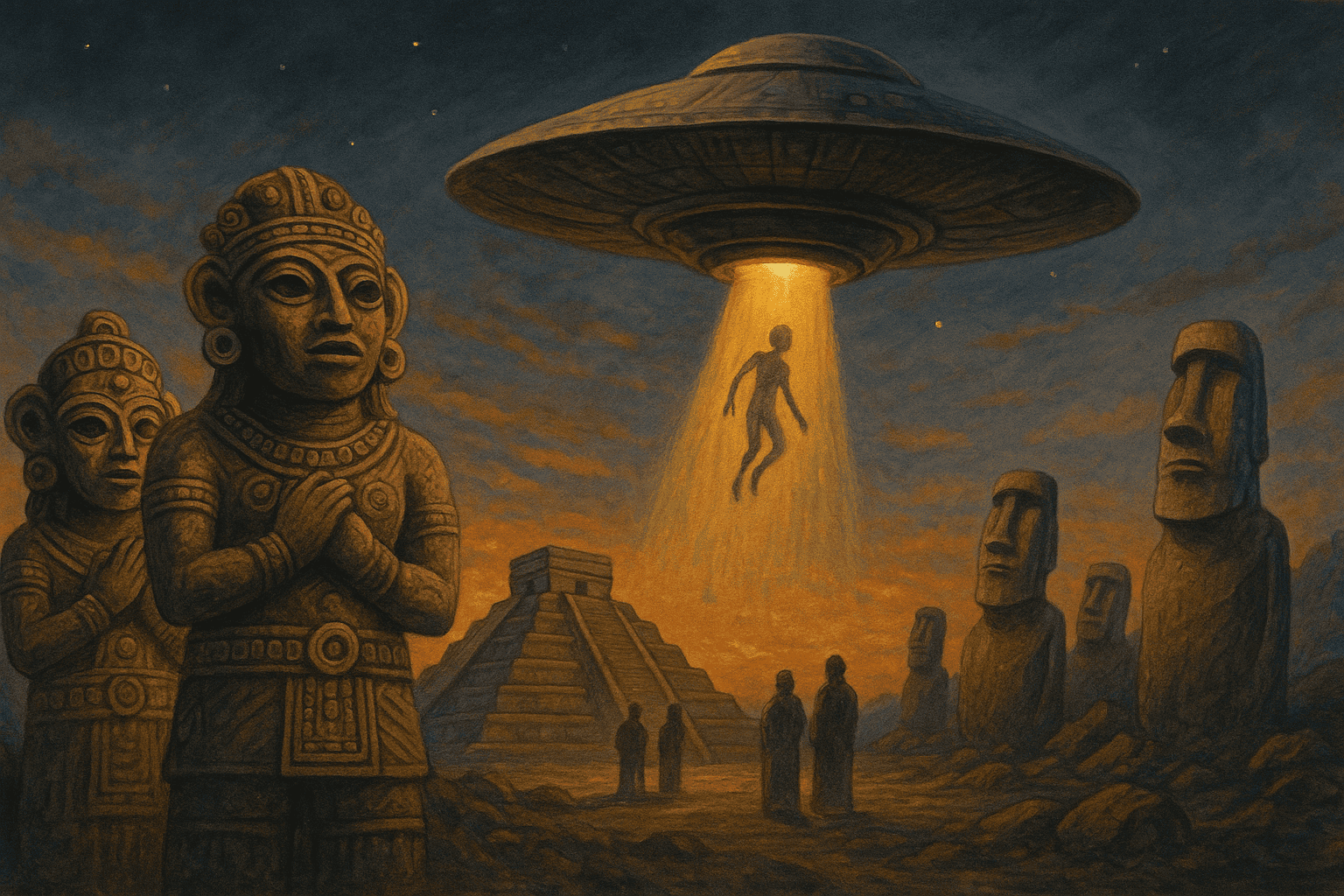 “고대인들이 본 하늘의 방문자들” — UFO 가설이 문명 기원을 뒤흔든 이유