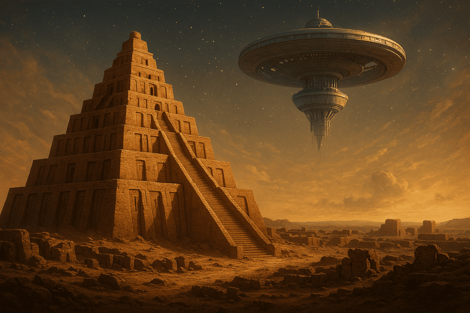 바벨탑에서 우주기지까지” — 고대 바빌로니아의 건축 철학이 남긴 미래 설계도